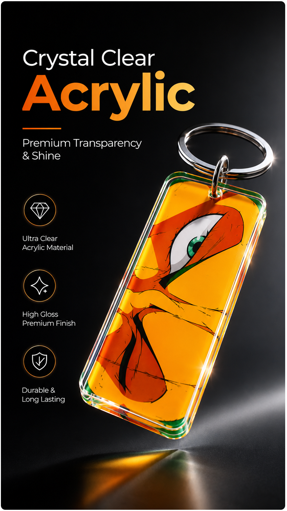 Doma Anime Eyes Keychain highlight 4