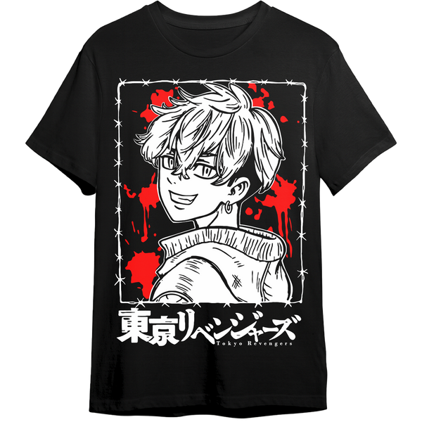 Tokyo Revengers Mikey T-Shirt – Black