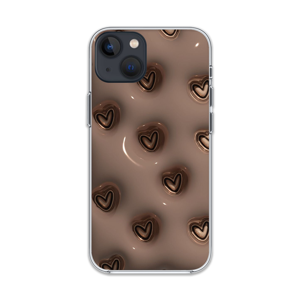 Cute Brown Heart Phone Case