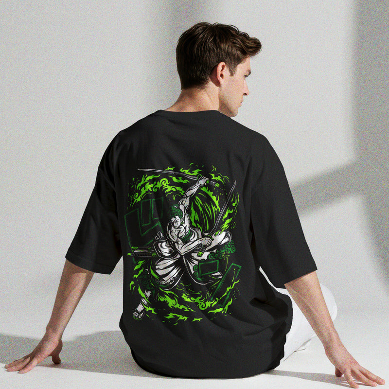 Zoro Samurai Strike T-Shirt – Black