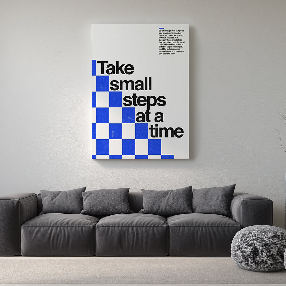StepFlow Minimal Motivational Wall Frame