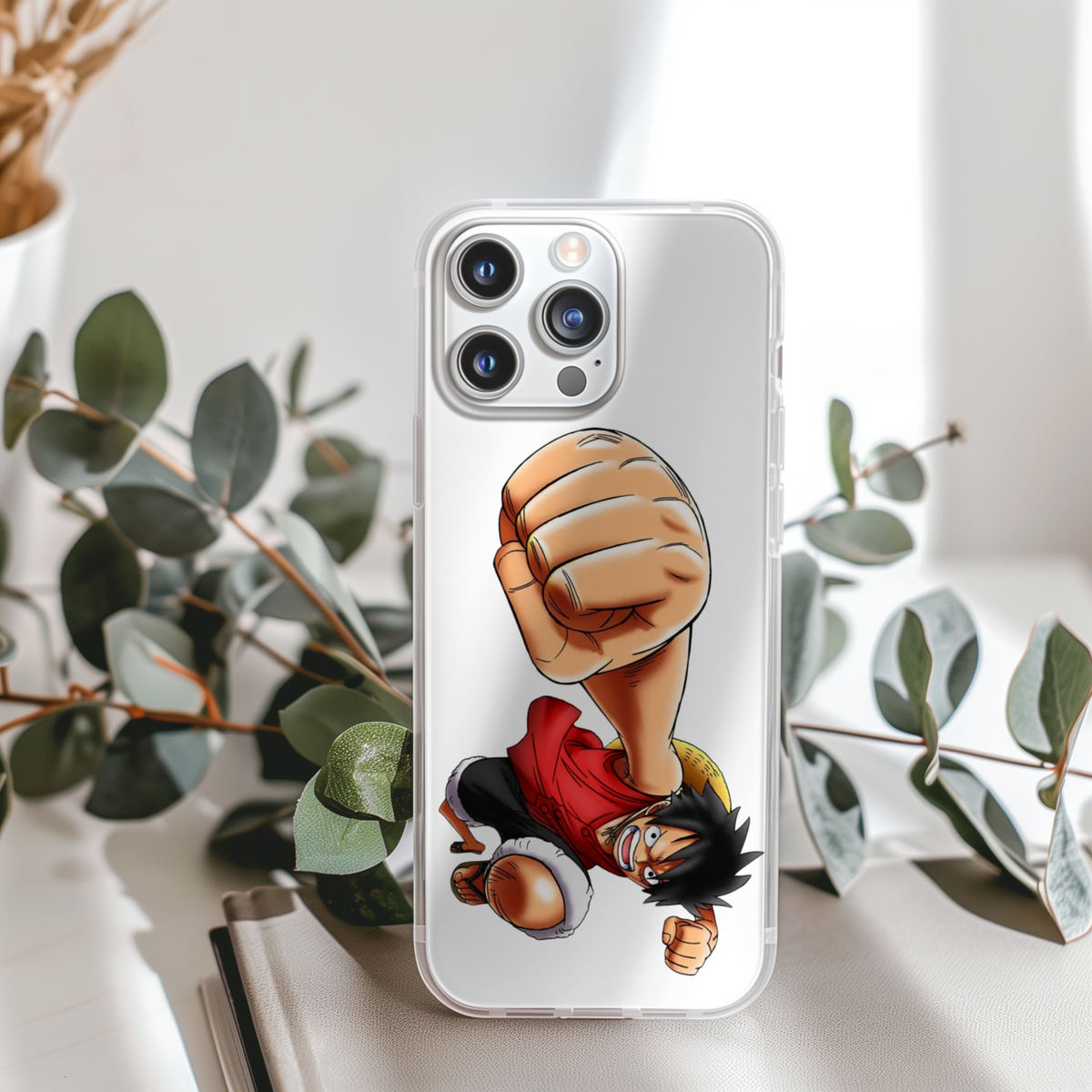 Anti-Yellow Anime Clear iPhone Case