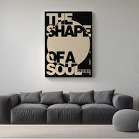 The Essence Brutalist Typographic Wall Frame product image