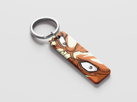 Lu Bu Anime Eyes Keychain product image