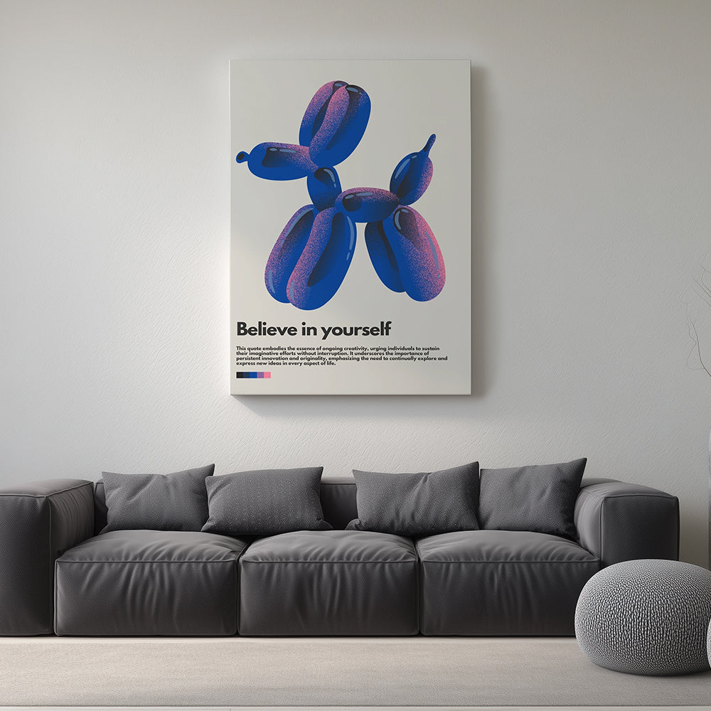 The Muse Neo-Pop Affirmation Wall Frame