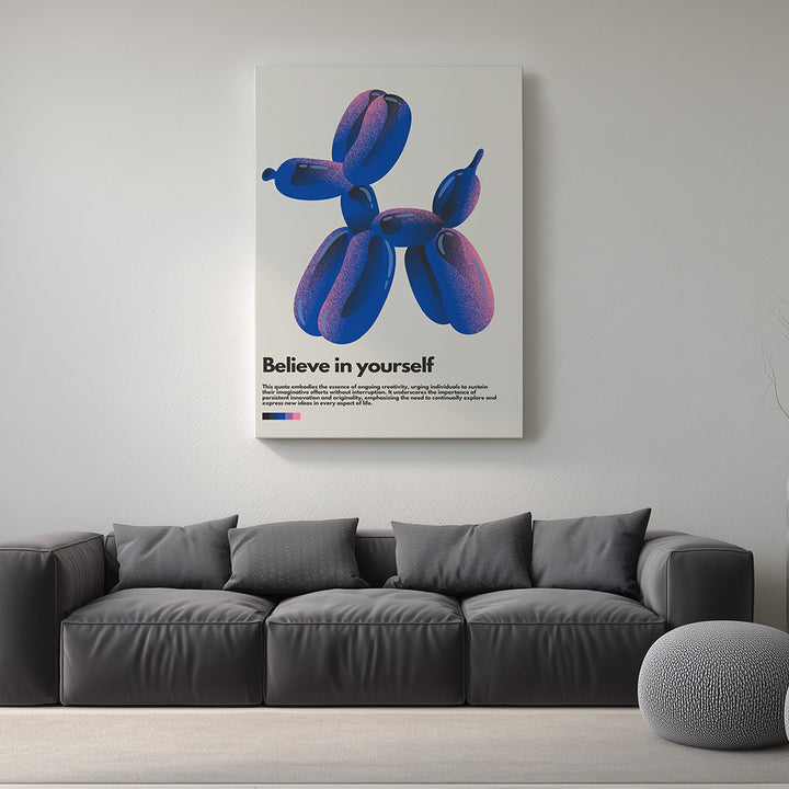 The Muse Neo-Pop Affirmation Wall Frame