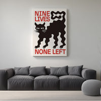The Nine Lives Punk-Minimalist Folk Wall Frame product image