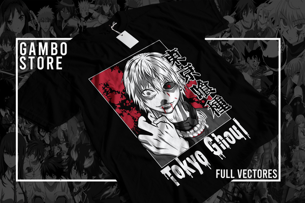 Tokyo Ghoul Kaneki T-Shirt – Black - StoneKii