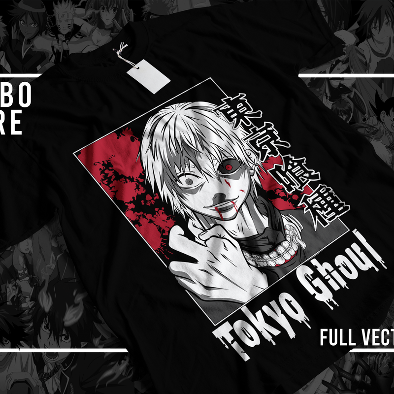 Tokyo Ghoul Kaneki T-Shirt – Black - StoneKii
