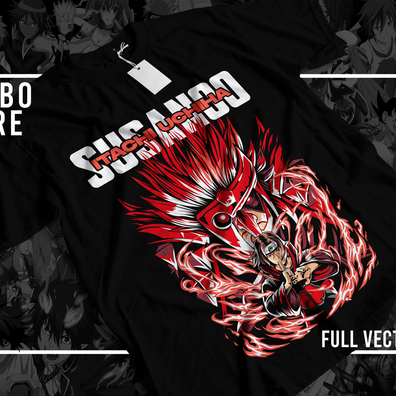 Naruto – Itachi Uchiha Susanoo Oversized T-Shirt