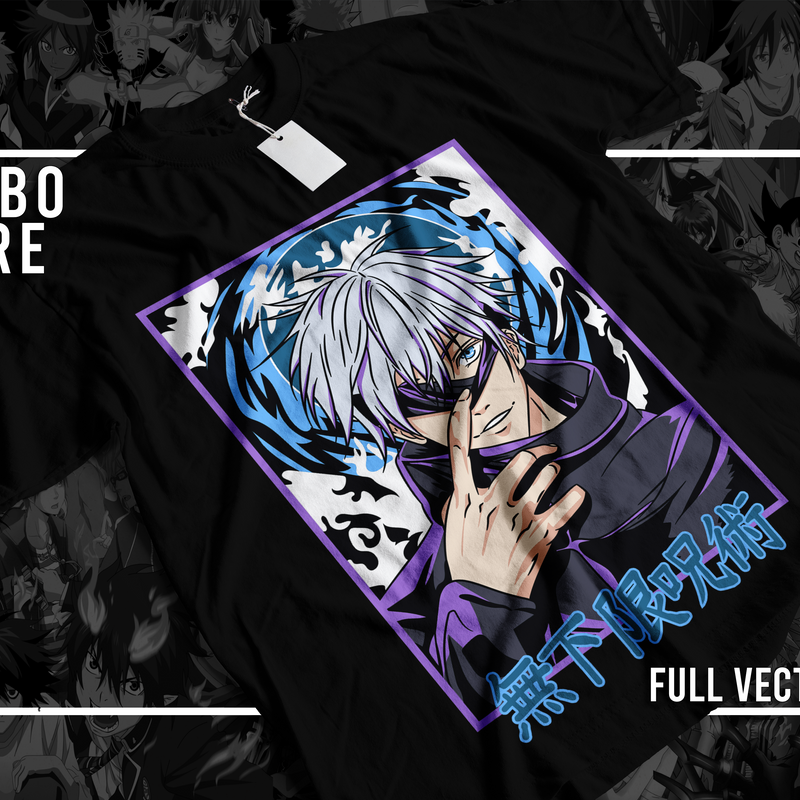 Gojo Satoru – Limitless Technique Graphic Tee - StoneKii
