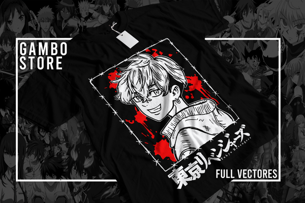 Tokyo Revengers Mikey T-Shirt – Black - StoneKii