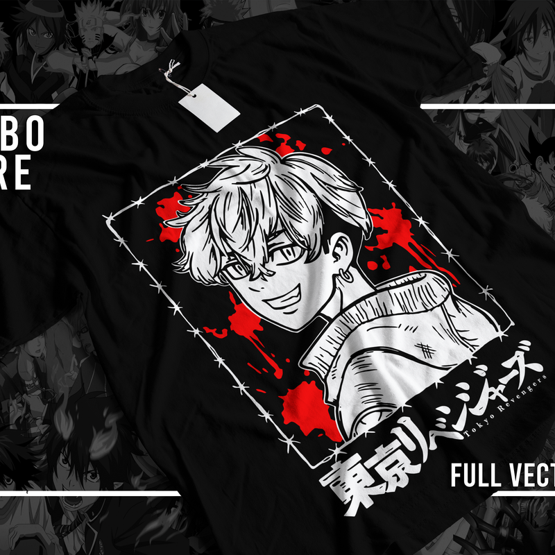 Tokyo Revengers Mikey T-Shirt – Black - StoneKii