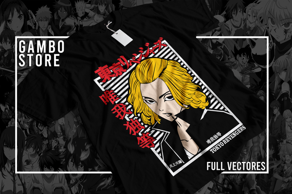 Tokyo Revengers Mikey T-Shirt – Black - StoneKii