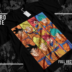 Saiyan Transformations Streetwear Tee
