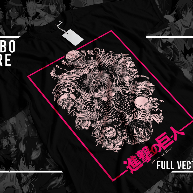 Attack on Titan Premium Streetwear Tee - StoneKii