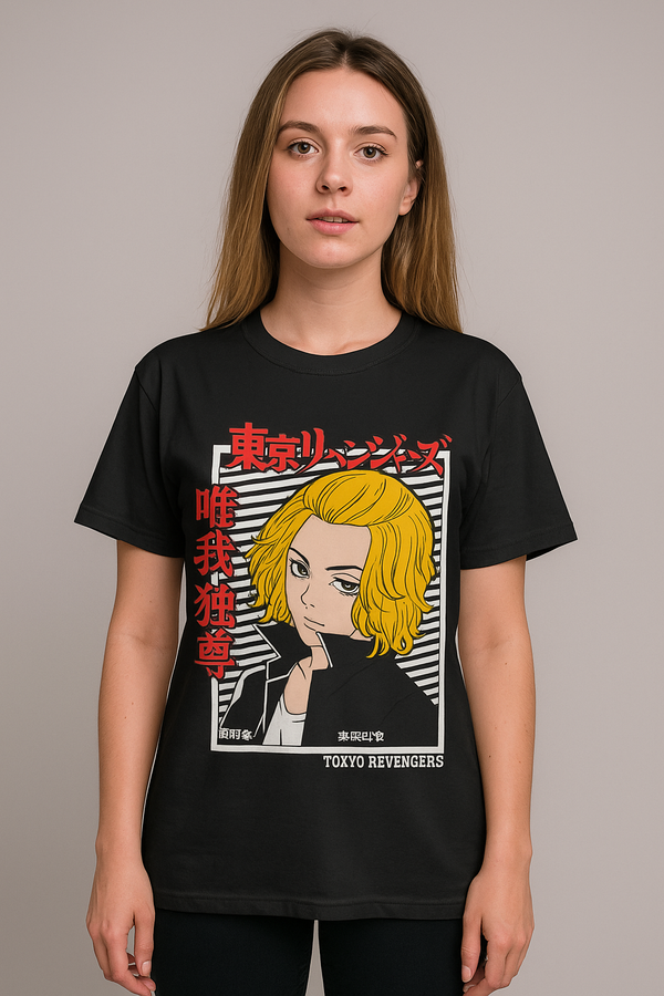 Tokyo Revengers Mikey T-Shirt – Black - StoneKii