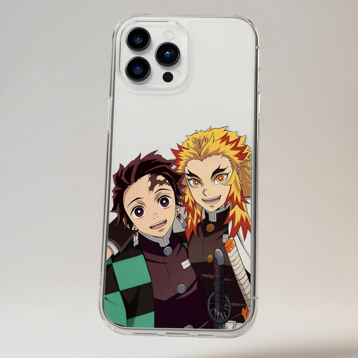 Anti-Yellow Anime Clear iPhone Case