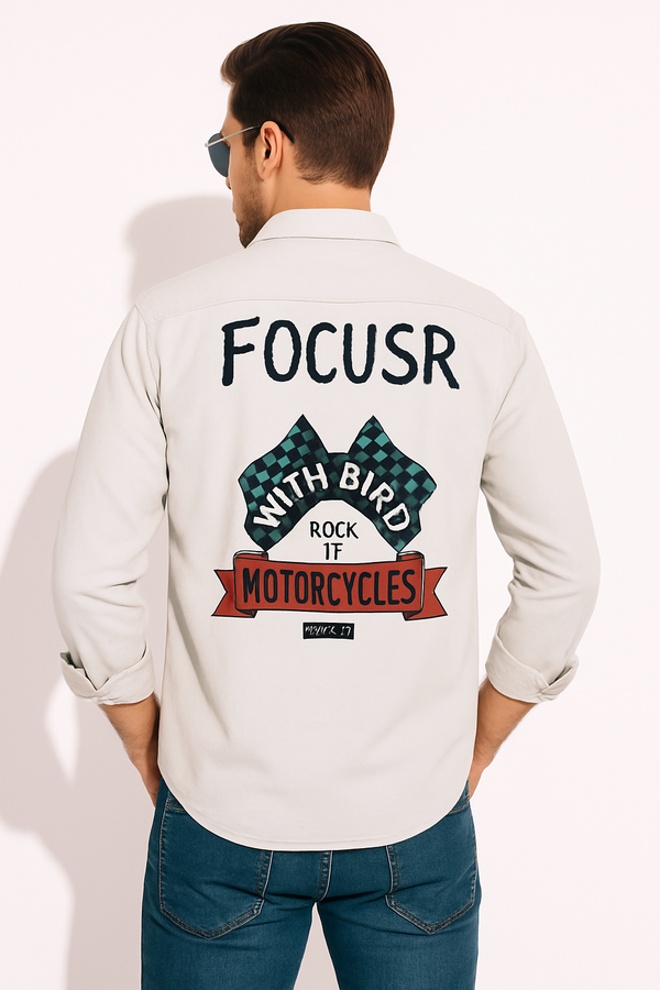 FOCUSR Graphic Overshirt - StoneKii