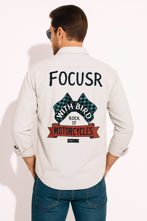 FOCUSR Graphic Overshirt