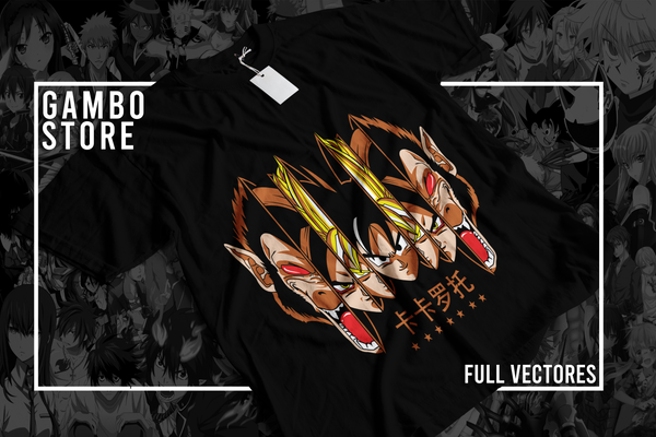 Dragon Ball Z Goku Transformation T-Shirt
