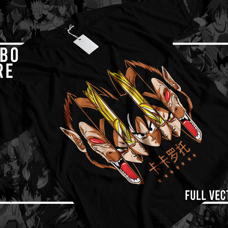 Dragon Ball Z Goku Transformation T-Shirt