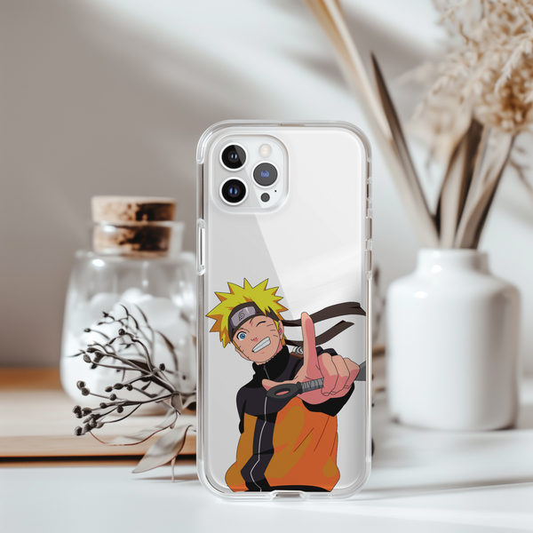 Naruto Kunai Pose Anti-Yellow Printed Case