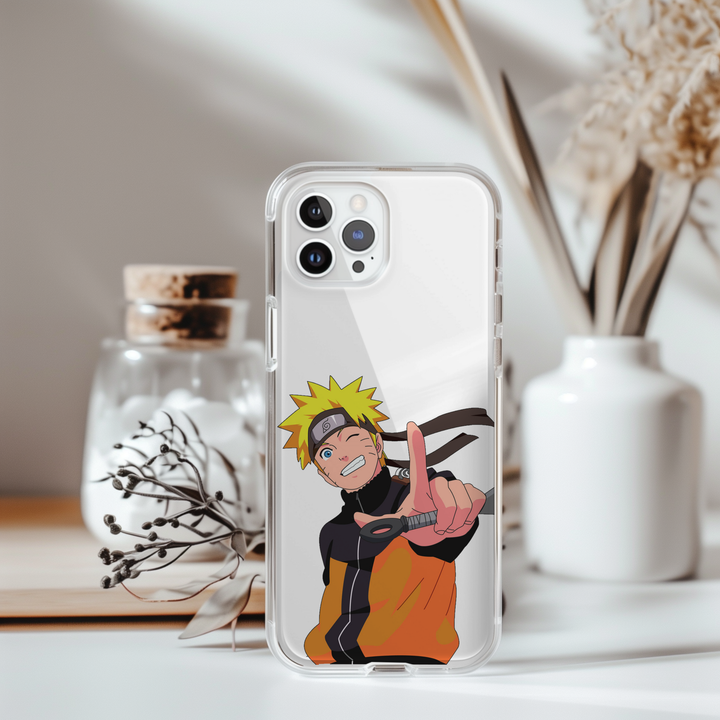 Naruto Kunai Pose Anti-Yellow Printed Case