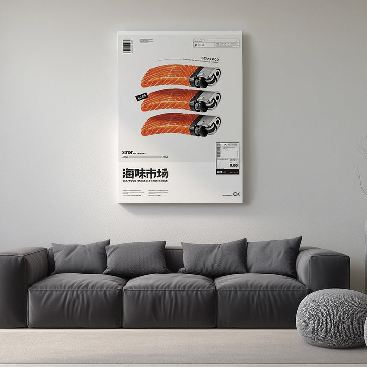 NeoSushi Minimal Editorial Wall Frame
