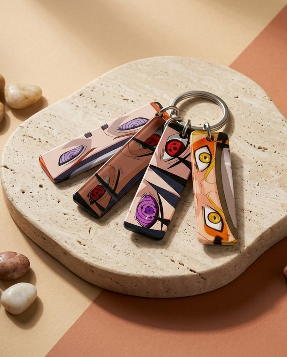Naruto Legends Keychain Bundle — Naruto + Sasuke + Itachi + Pain