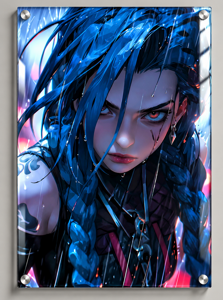 Jinx Rain Arcane Acrylic Poster