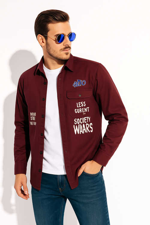 FOCUSR Graphic Overshirt