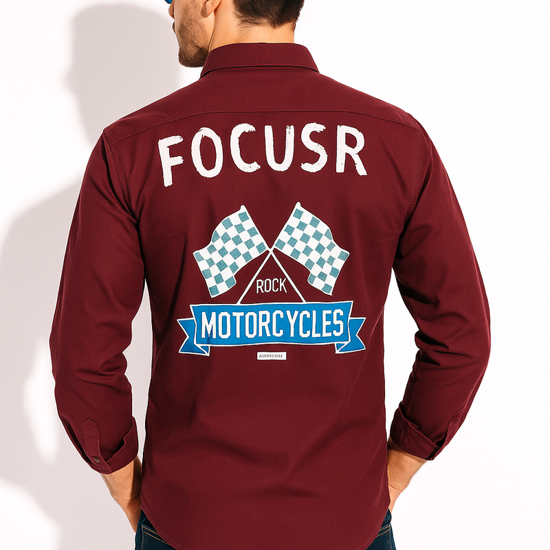 FOCUSR Graphic Overshirt - StoneKii