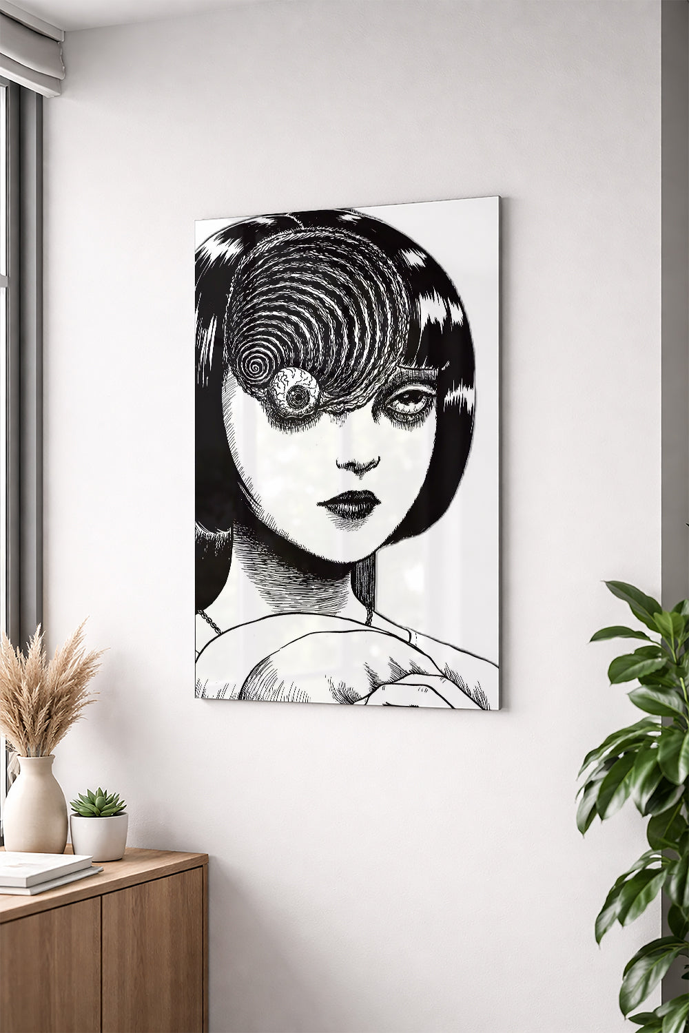 The Uzumaki Spiral Obsession Metal Poster