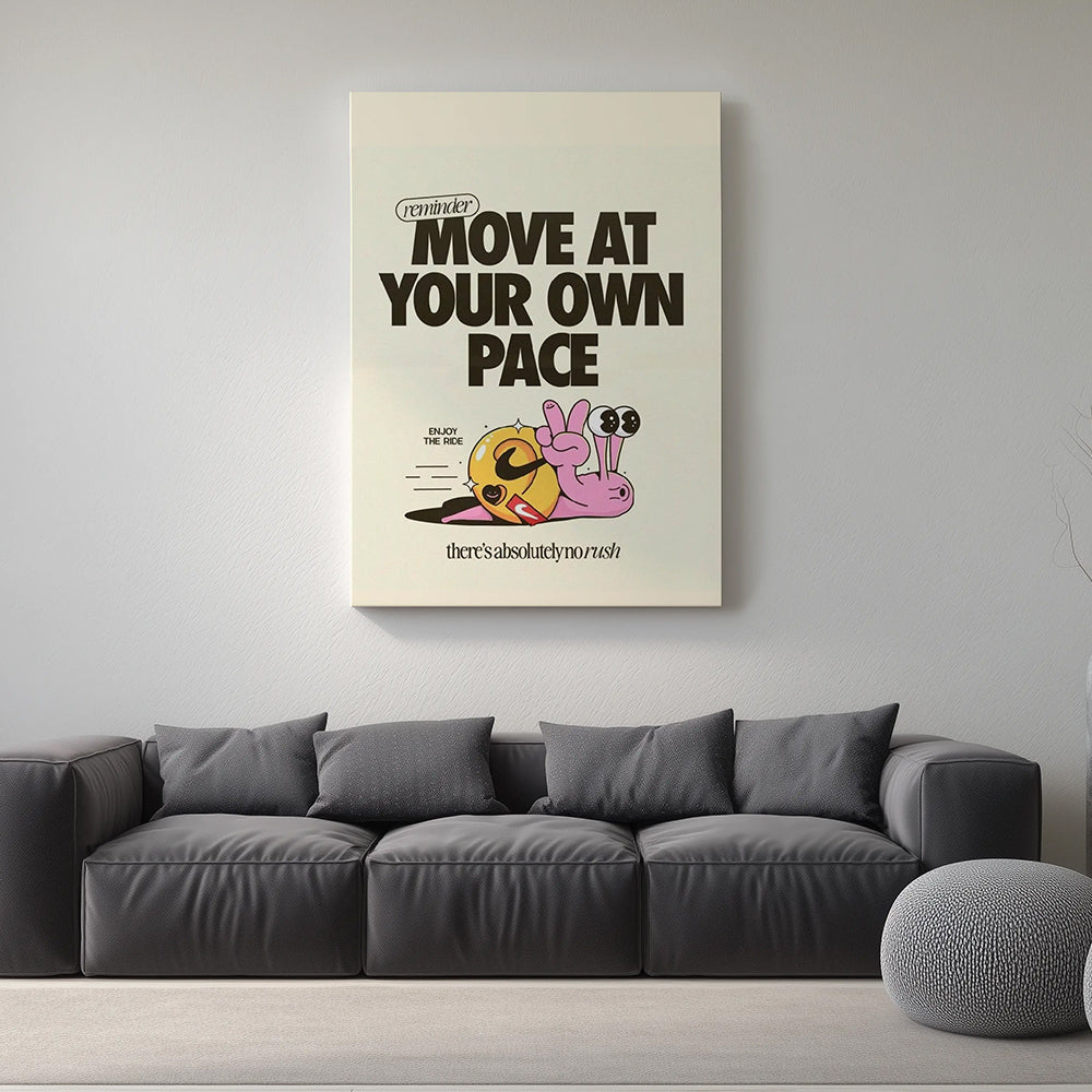 The Pace Retro-Groovy Affirmation Wall Frame