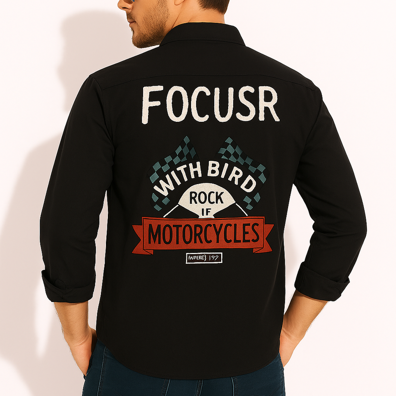 FOCUSR Graphic Overshirt - StoneKii