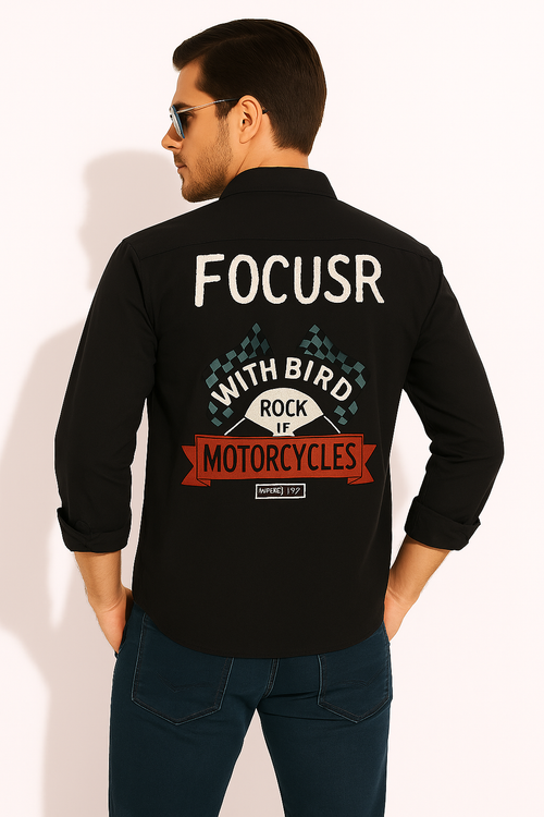 FOCUSR Graphic Overshirt