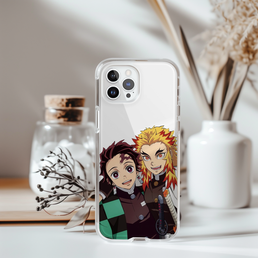 Anti-Yellow Anime Clear iPhone Case