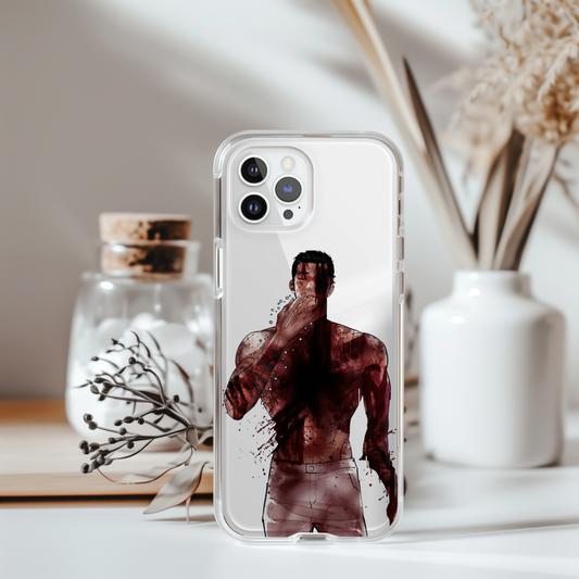 Anti-Yellow Anime Clear iPhone Case