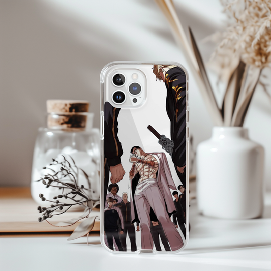 Anti-Yellow Anime Clear iPhone Case