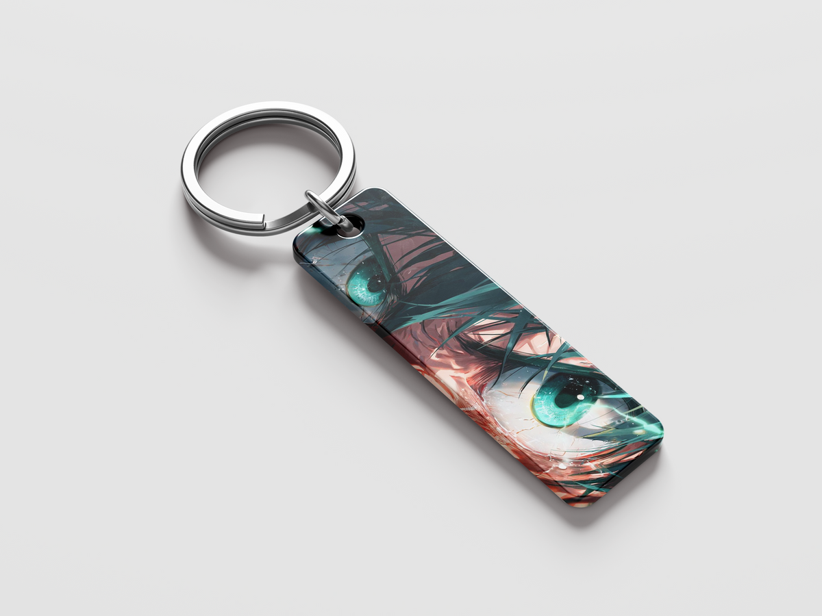 Deku Anime Eyes Keychain