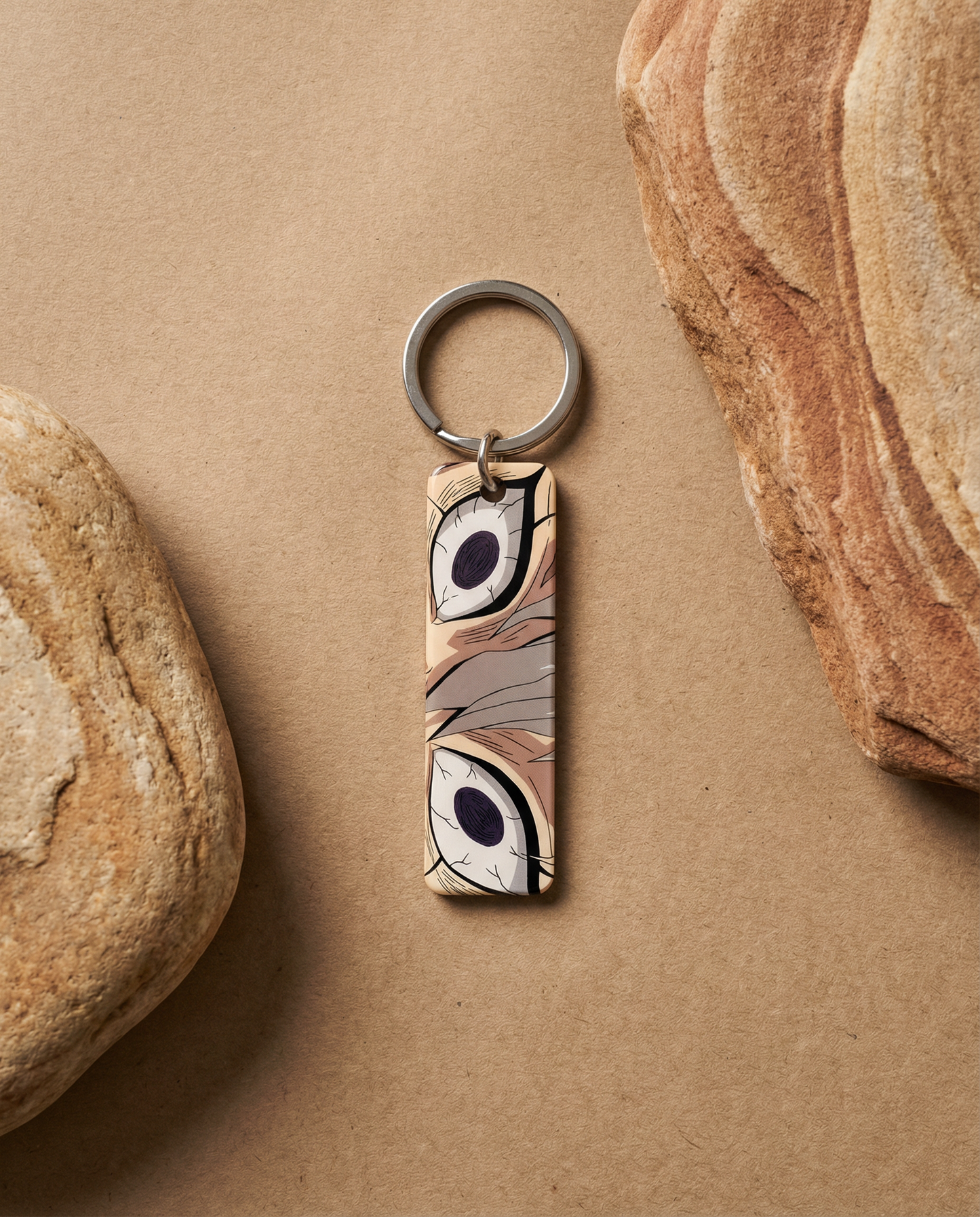 Sanemi Wind Hashira Eyes Keychain