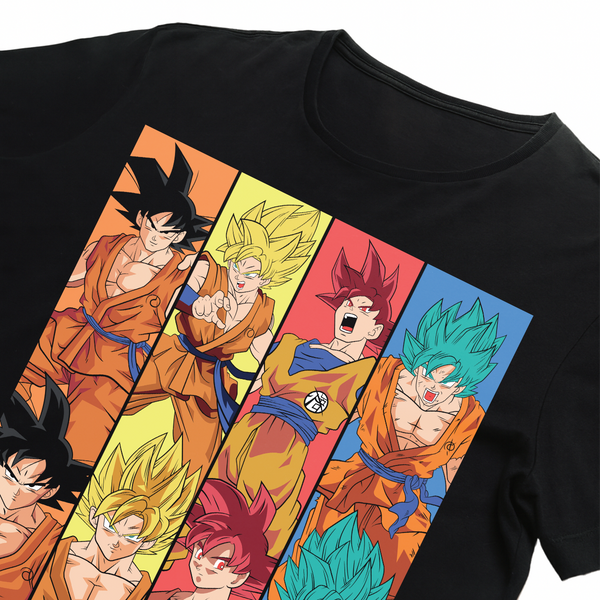Saiyan Transformations Streetwear Tee