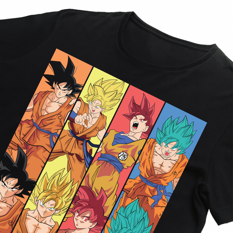 Saiyan Transformations Streetwear Tee