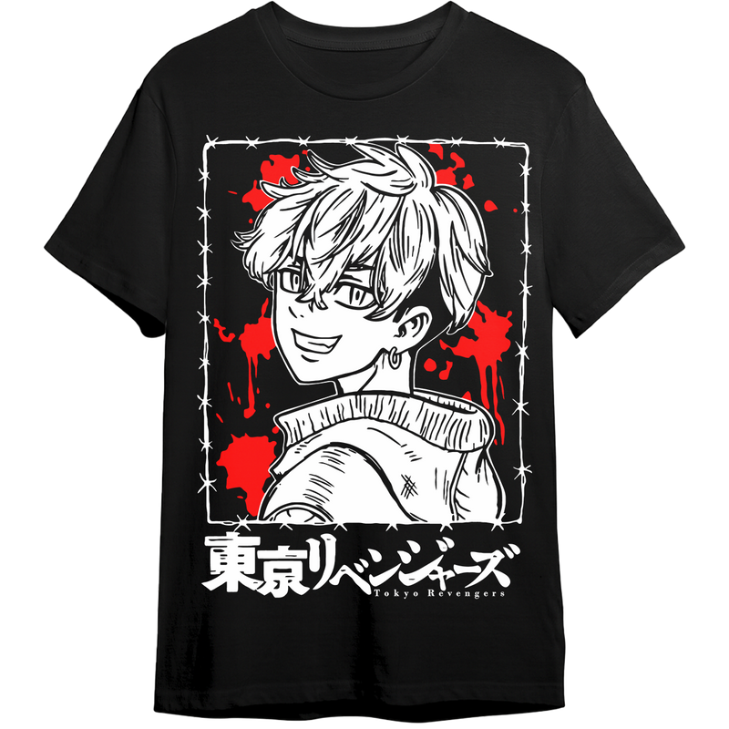 Tokyo Revengers Mikey T-Shirt – Black