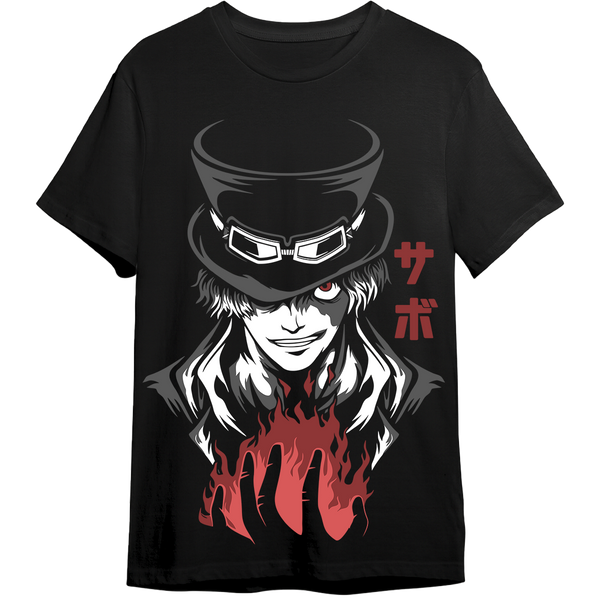 Sabo – Flames of Revolution Premium Graphic Tee