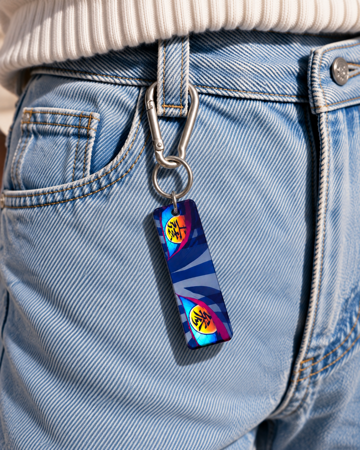 Akaza Anime Eyes Keychain