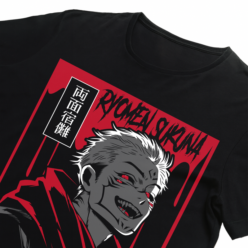Sukuna and Gojo T-Shirt Combo – Jujutsu Kaisen Anime Tee Set