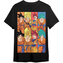 Saiyan Transformations Streetwear Tee