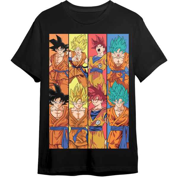 Saiyan Transformations Streetwear Tee